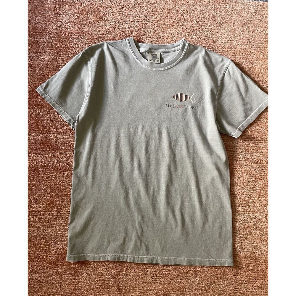 Comfort Colors  Unisex “Little Saint Wassabaw Triangle” Graphic T-Shirt - Size M